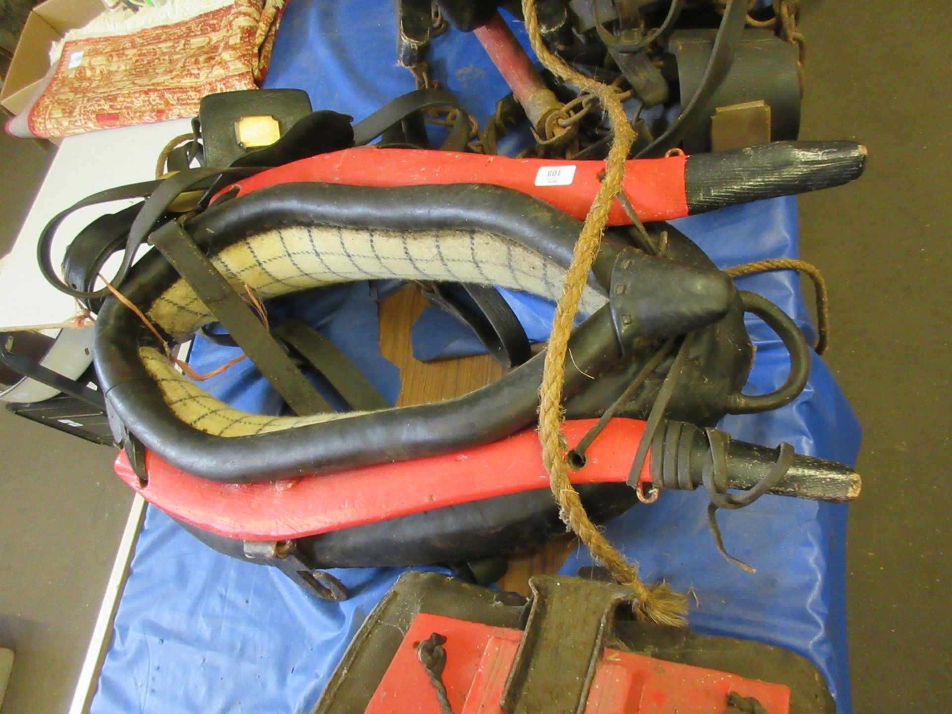 Set of heavy horse harness