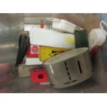 Box: call Steve area’s cycle repair kits vintage Lloyds bank money tin etc