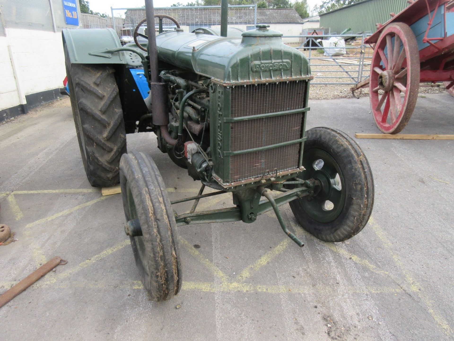 Fordson standard vintage tractor, together with various accessories spanners etc. A nice looking - Image 4 of 9