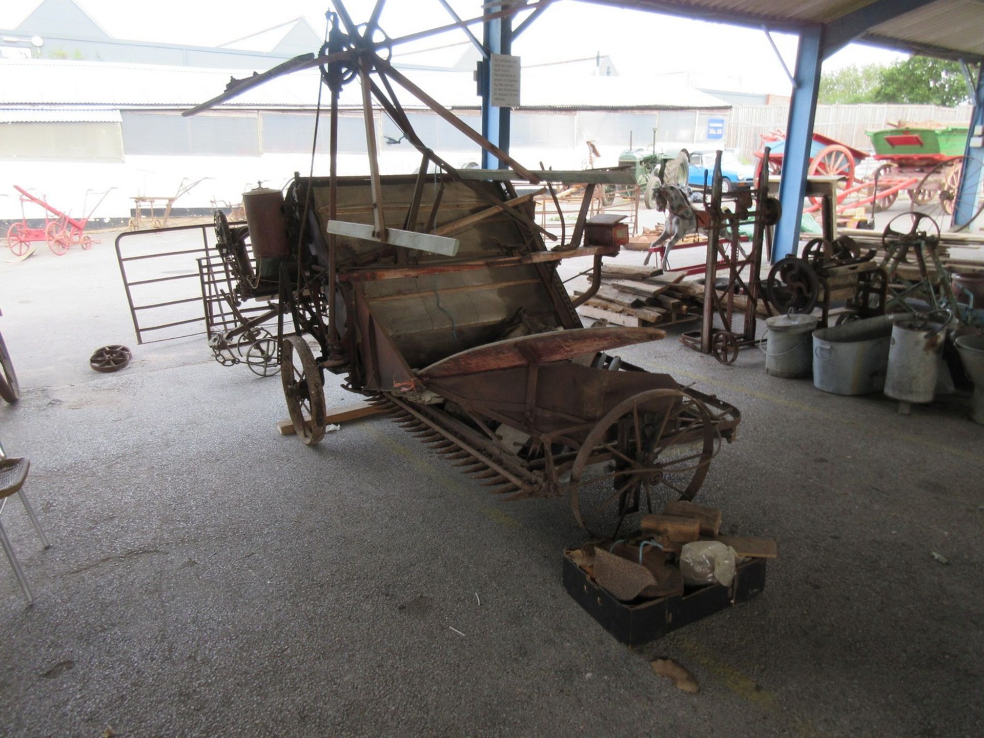 A fine example of a Massey Harris Binder, mid C20th, the subject of an earlier restoration ( - Image 3 of 8