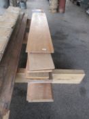 Quantity of various floorboards