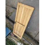 Heavy solid wood internal door