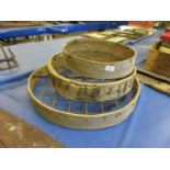 Three various sieves / graders