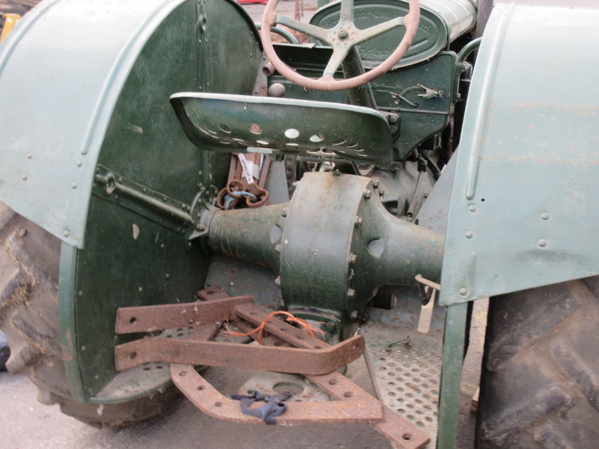 Fordson standard vintage tractor, together with various accessories spanners etc. A nice looking - Image 8 of 9