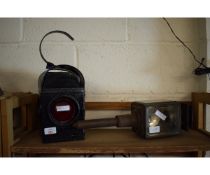 RAILWAY SIGNAL LAMP TOGETHER WITH A FURTHER CARRIAGE LAMP