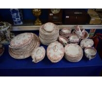 QUANTITY OF ALFRED MEAKIN NORMANDY DINNER WARES COMPRISING TUREENS, PLATES, DINNER PLATES, SIDE