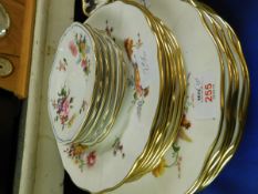 QUANTITY OF ROYAL CROWN DERBY POSIES PLATES, TOGETHER WITH FURTHER ROYAL CROWN DERBY SIDE DISHES