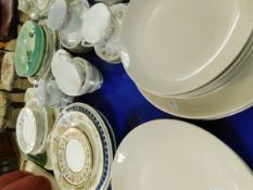 MIXED LOT OF TEA WARES TO INCLUDE ASDA DISHES, CUPS AND SAUCERS ETC