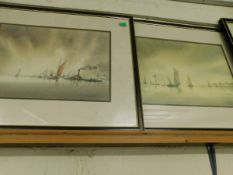 TWO WATERCOLOURS BY GEORGE ALLEN