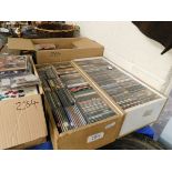 FOUR BOXES OF MIXED CD SINGLES