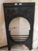 SMALL CAST IRON FIRE INSERT