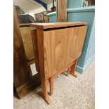 MELAMINE SMALL DROP LEAF SIDE TABLE