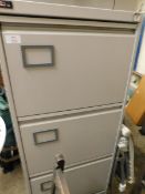 TRIUMPH FOUR DRAWER METAL FRAMED FILING CABINET