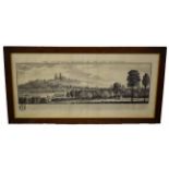 After S & N Buck, black and white engraving, "The South West prospect of the City of Lincoln", 25