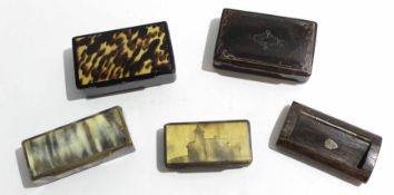 Group of various boxes with inlay (qty)