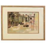 AR Roland F Spencer Ford (1902-1990), Venetian scene, unfinished watercolour, 37 x 51cm