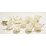 Royal Albert part tea service in the Val D'Or pattern, comprising quantity of tea cups and