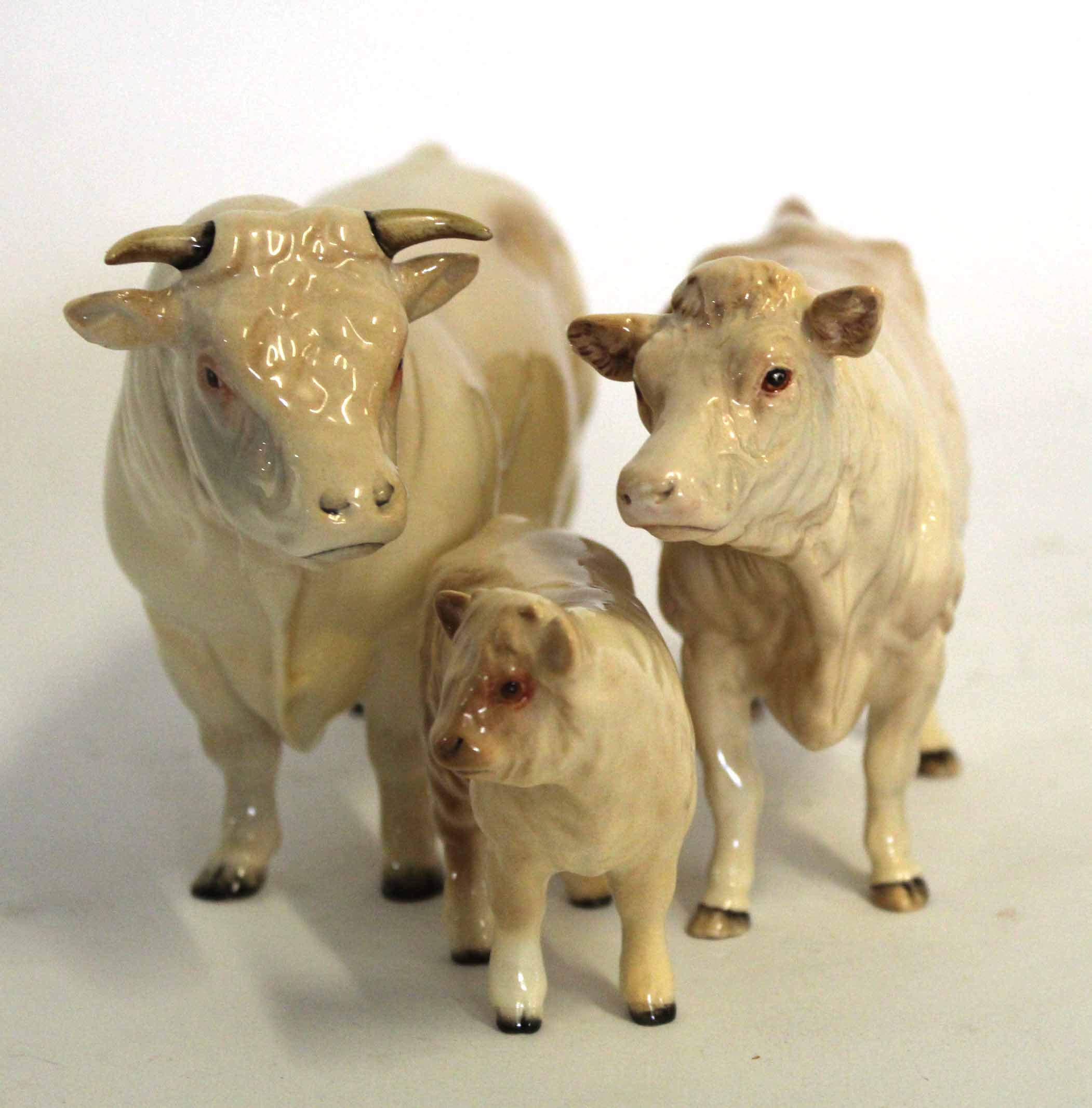 Collection of John Beswick figures comprising a bull, cow and calf (3) - Image 4 of 4