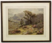 A MacDonald, signed and dated 1903, watercolour, Moorland scene, 34 x 45cm