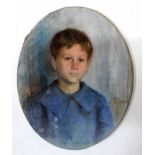 S Bird, signed pair of pastels, Head and shoulders portraits of children, 55 x 45cm, unframed (2)