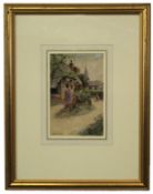 Henry John Yeend King, RI, signed watercolour, "Sunday morning", 26 x 27cm, Provenance: Chris