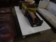 WHITE PAINTED PINE RECTANGULAR LARGE COFFEE TABLE