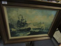 GILT FRAMED SHIPPING PRINT