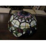 REPRODUCTION LARGE TIFFANY TYPE LAMPSHADE