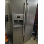 SIEMEN STAINLESS STEEL DOUBLE DOOR AMERICAN STYLE FRIDGE FREEZER