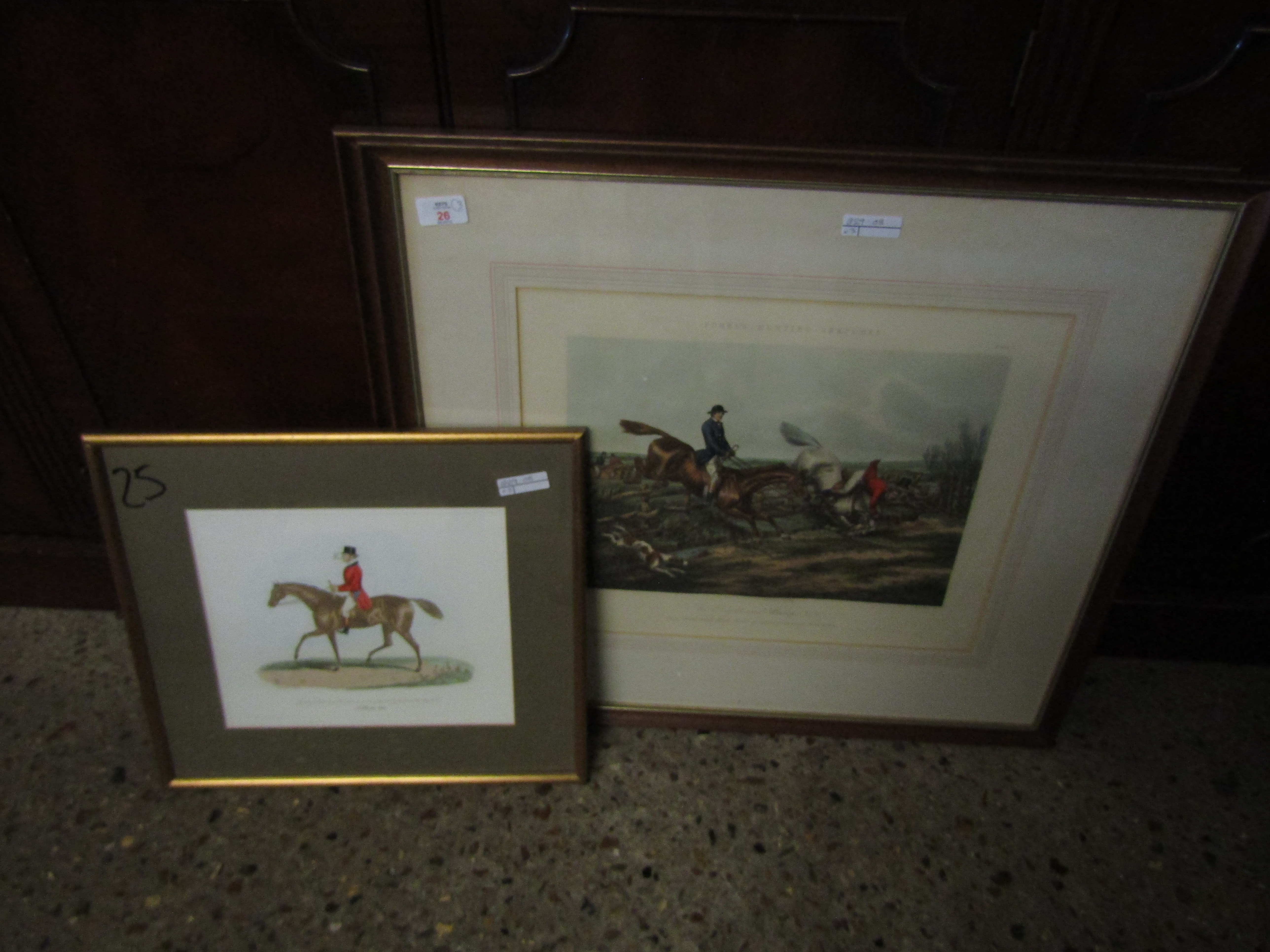 THREE HORSE RACING PRINTS