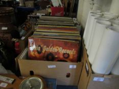 TWO BOXES OF MIXED VINYL RECORDS