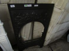 SMALL CAST IRON FIRE INSERT