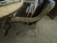 GOOD QUALITY WICKER ARMCHAIR