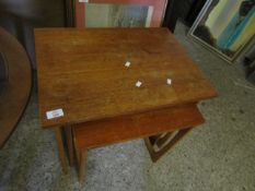 NEST OF RETRO TEAK TABLES