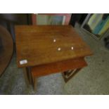 NEST OF RETRO TEAK TABLES