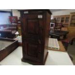 EASTERN HARDWOOD SMALL TWO DOOR CUPBOARD WITH RINGLET HANDLES