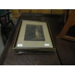 SET OF SIX HOGARTH FRAMED CRIES OF LONDON PRINTS