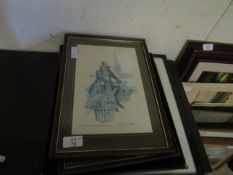 GROUP CONTAINING MIXED PRINTS, PICTURES ETC