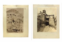 •AR Sir William Russell Flint, RA, PRWS (1880-1969) "Sedulveda" and "Cave Dwellings, Calatayud", two