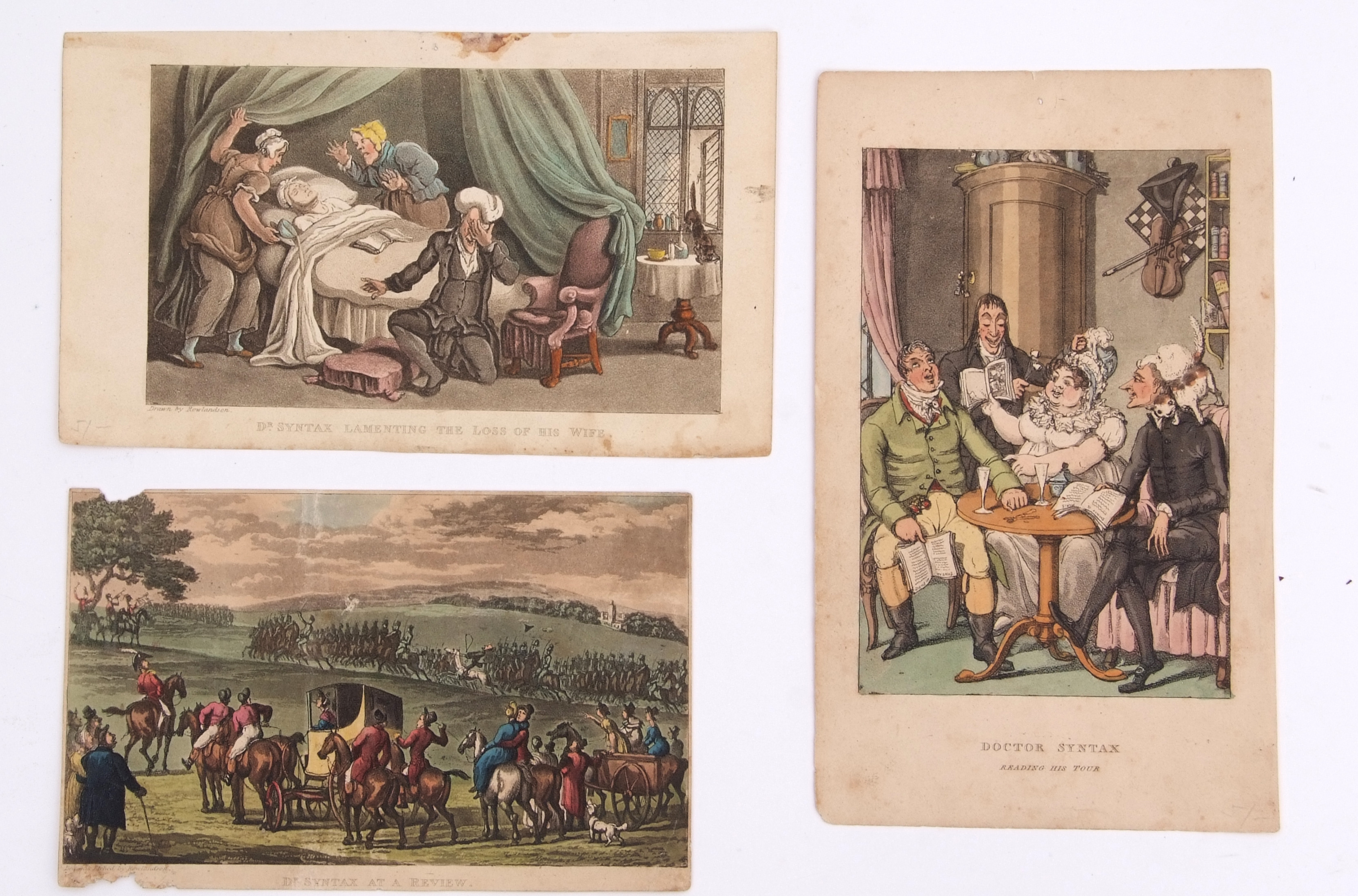 James Gillray (1757-1815), "La Promenade en Famille" (pub 1797) and " A Petty Professor of Modern - Image 3 of 5