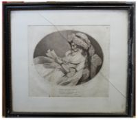 After F Wheatley, Engraved by R Stanier, "All That of Love can be Expres'd.....", black and white