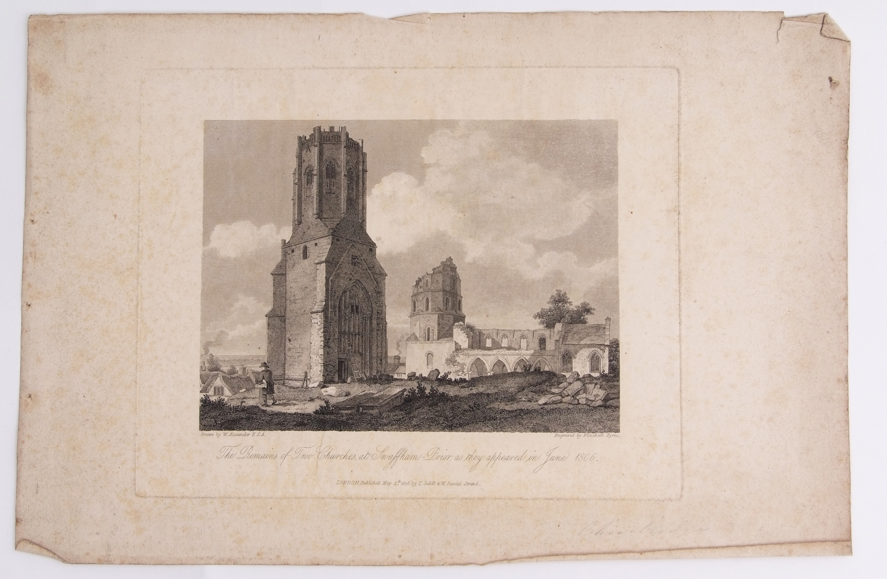 James Gillray (1757-1815), "La Promenade en Famille" (pub 1797) and " A Petty Professor of Modern - Image 5 of 5