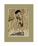 •AR Gerald Anthony Coles (1929-2004), "Boatman", monotype, signed and numbered 3/35 in pen to