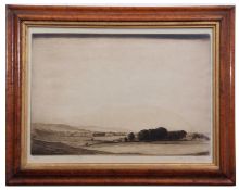 AR ANTHONY RAINE BARKER (1880-1963), Landscape, black and white etching, signed and numbered 17/25
