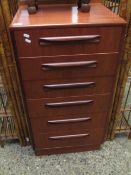 G-PLAN TEAK SIX DRAWER PILLAR CHEST