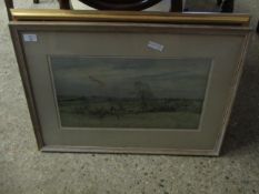 LIONEL EDWARDS PRINT TOGETHER WITH A FURTHER JOHN CONSTABLE PRINT (2)