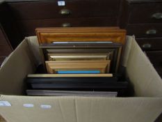 BOX QTY OF MIXED PICTURES PRINTS ETC