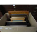 BOX QTY OF MIXED PICTURES PRINTS ETC