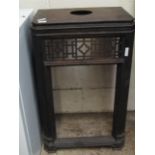 CAST IRON FRENCH FIRE SURROUND WITH GRILL FRONT