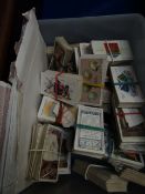 BOX CIGARETTE CARDS ETC